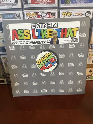 Eminem - Ass Like That - 12" Clear Vinyl Record - 2004 - Dr Dre Produced Shady