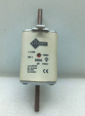 E Bamat NH-1 93154 NH Fuse Link 200A EN60269
