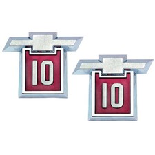 Fender Emblems Classic 10 Pair Chevrolet C10 1964 Fender Emblems Classic 10 Pair Chevrolet C10 1964