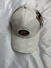 Nike Men's Gray Logo Baseball Cap Adjustable One Size Casual Sports