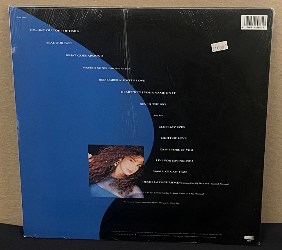 sealed Lp GLORIA ESTEFAN Into the Light 1991 Epic E 46988 - Image 2 of 2