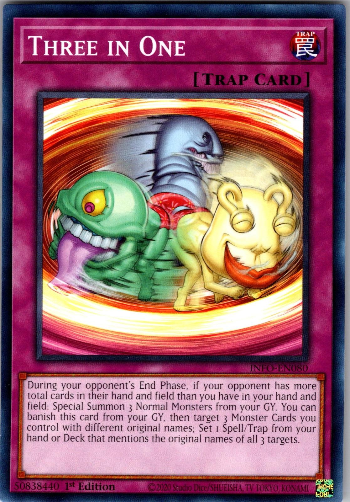 Three in One The Infinite Forbidden INFO-EN080 Common / Short Print Yu-Gi-Oh NM