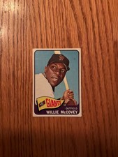 1965 Topps Willie McCovey Baseball Card - Very Good +++