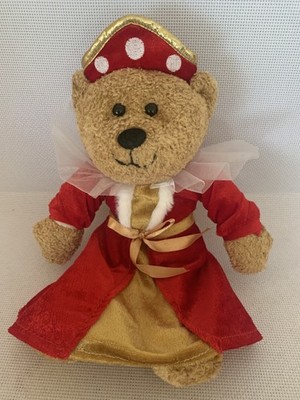 English Heritage Royal Queen Teddybär weiches Plüschtier 10 Zoll