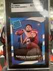 2017 Panini Donruss Rated Rookie Patrick Mahomes II #327 Authentic
