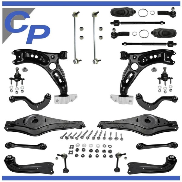 Querlenker Satz Vorne Hinten FüR Audi A3 8P1 8PA 8P7 74 Teile Blech Links Rechts-image