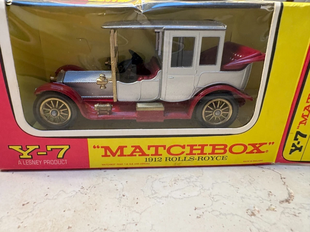 マッチボックス　1912 ROLLS-ROYCE 1970年代購入 Matchbox Models of Yesteryear Rolls-Royce 1912 Vehicle Year