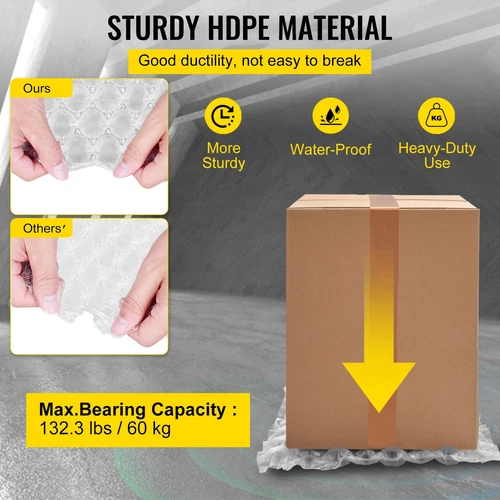 984ft x16" Air Cushion Machine Film Small Bubble Pillow Packaging Padding Roll 1 - Bild 4 von 17