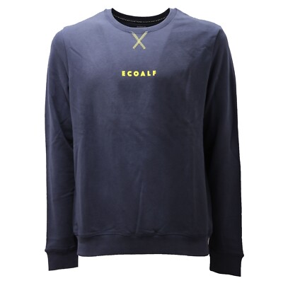 6546AE felpa uomo ECOALF blue cotton sweatshirt man