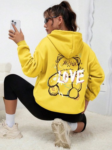 Kuscheliger Damen Hoodie mit Print – Warm, Stylisch & Bequem - Bild 59 von 69