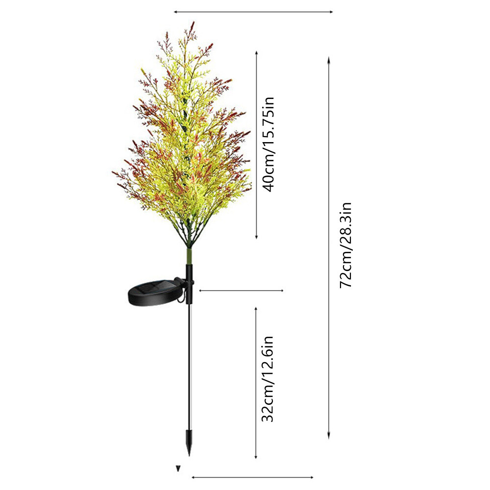 Solar Garden Lights Christmas Tree Outdoor Pathway Yard Patio Lights