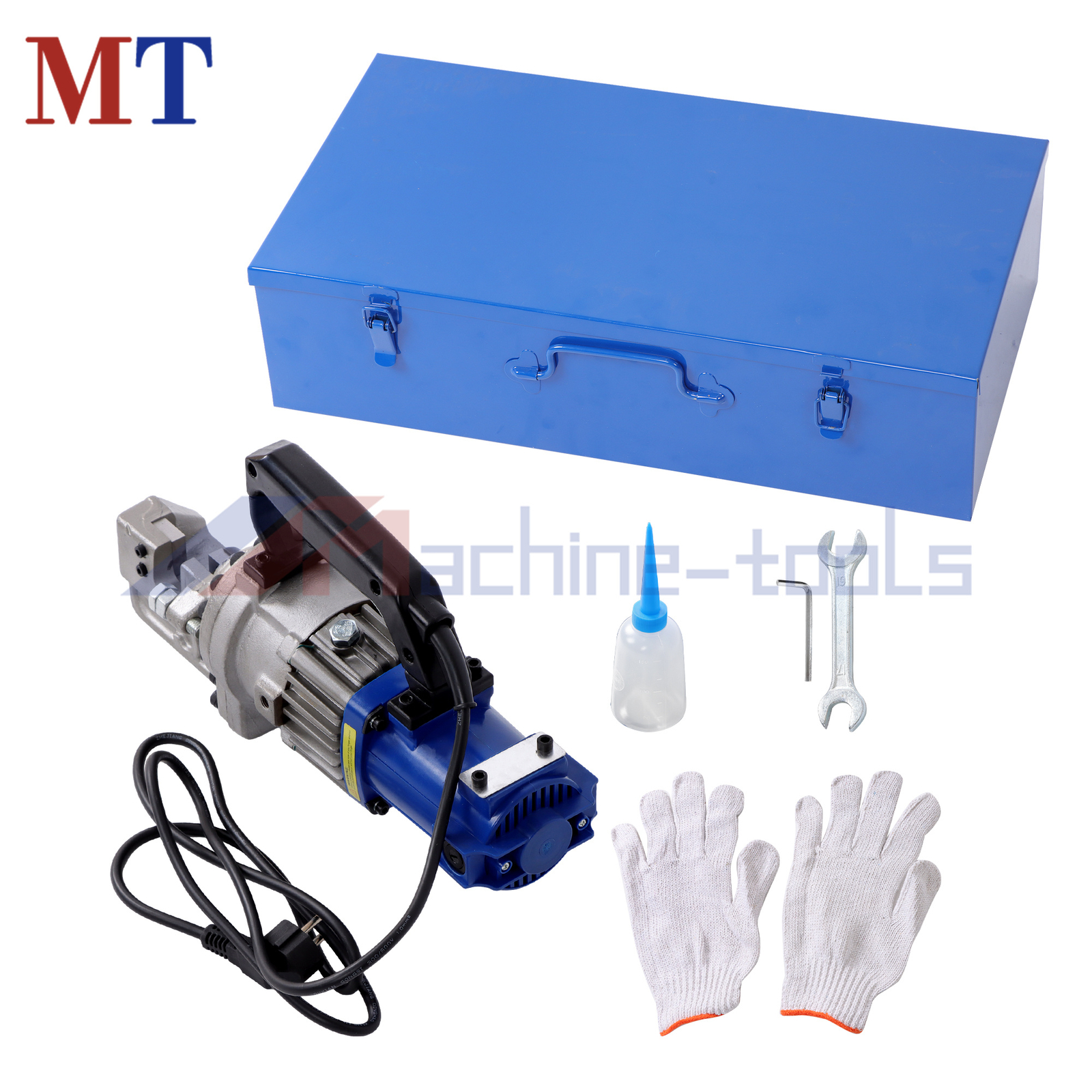 Heavy-Duty Rebar Cutter RC-22 1350W Motor 7/8'' Max Cut Metal Storage Box