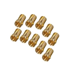 Crimp "F" Coaxial Connectors (Pack of 10)