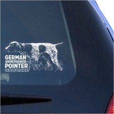 German Shorthaired Pointer Clear Vinyl Decal Sticker For Cartruck Window Dog