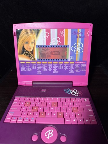 2005 Oregon Scientific: Y2K-VTG Mattel Barbie B-Book Laptop (Working!) - Picture 5 of 14