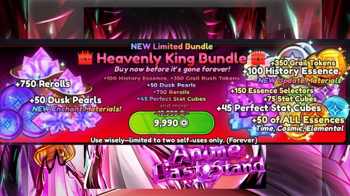 Anime Last Stand ✨ Heavenly King Bundle ✨
