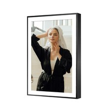 Led Mirror 30x40 Wall Mounted Vanity Mirror Anti fog Framed Dimmable Light