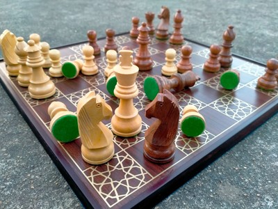 13x13''Inches Indian Handmade Wooden Best Flat Chess Board with