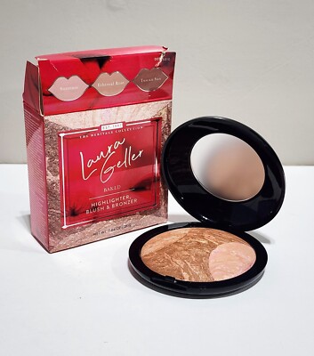 Laura Geller Baked Highlighter Blush & Bronzer Heritage Collection New In Box
