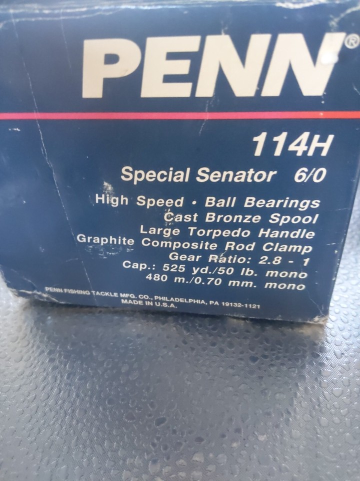 Pont Avec Arbre à Manchon Penn 3-114H - Pièce Détachée Pour Moulinet Senator 114H, HSP, HLW 6/0