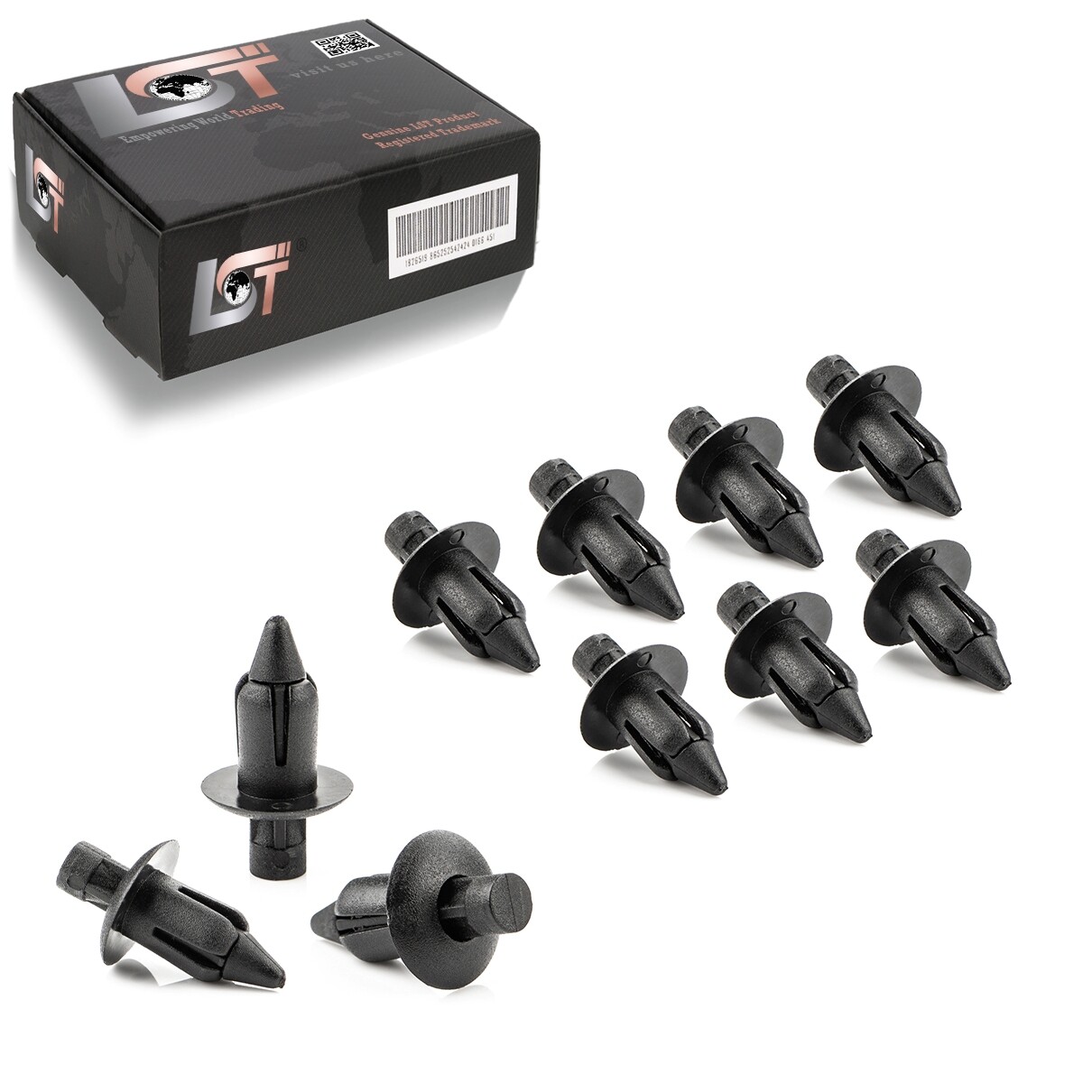 10x Rivet Holder Clips Ø 6mm for KAWASAKI SUZUKI HONDA YAMAHA