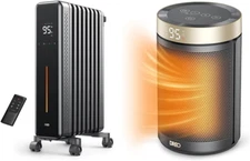 Radiator Heater, 1500W Portable Space Oil Filled with Remote Control & Space Hea