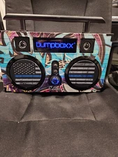 Bumpboxx Ultra Plus+ Bluetooth Speaker Boombox Back the Blue. Extras 