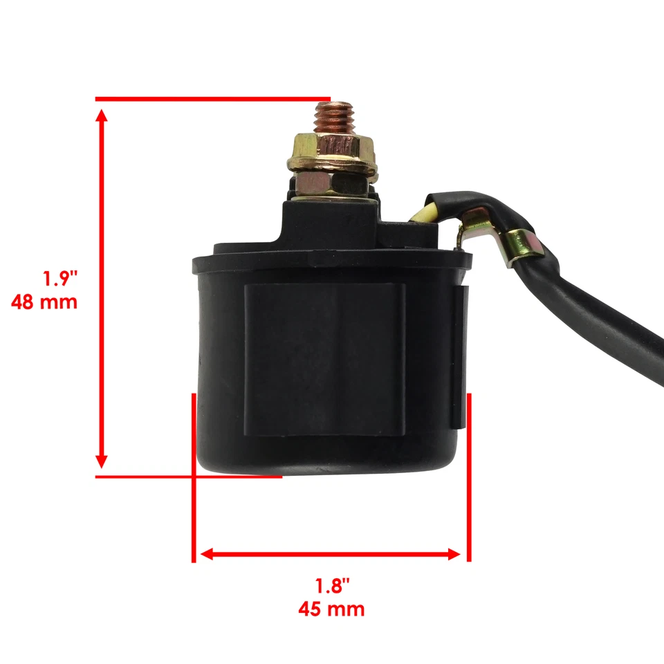 Solenoide relé de arranque para Kawasaki KZ550 KZ550A KZ550C 1980 1981 1982 1983 Foto 2 de 4