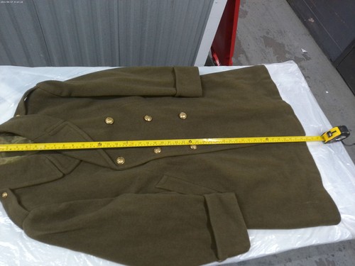 Cortefiel Original WW2 US Army Heavy Wool Winter Overcoat Greatcoat - Picture 7 of 12