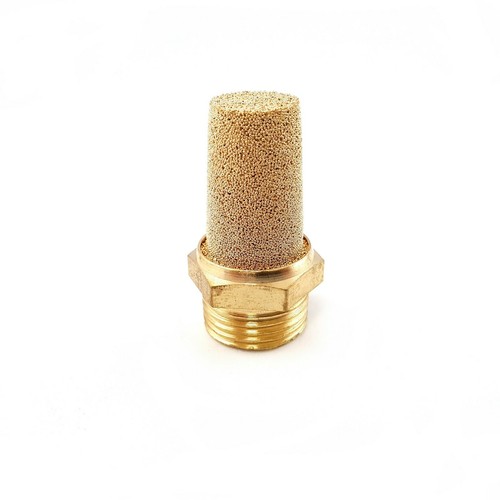 Brass BSP Pneumatic cone silencer muffler air exhaust noise reducing