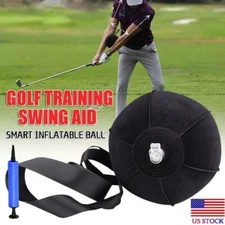 Fit Tour Striker Smart Ball Golf Swing Training Teaching Aid Adjustable Portable
