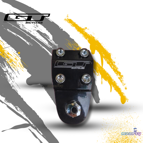 GT ALLOY BMX HANDLE STEM (TOP OPEN) 21.1 Lazered Logo Old School Bicycle Vintage - Picture 1 of 5