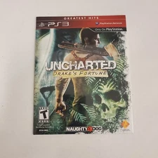 Uncharted Drake's Fortune Playstation 3 PS3 Promo Sleeve Brand New Sealed