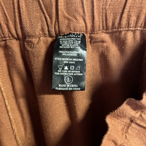 Blank NYC 27 Paper Bag Pants BlankNYC Rusted Sz L - Picture 7 of 7
