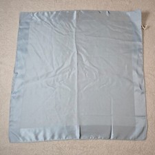 Berkshire Scarf Square Blue Polyester Made in Italy Minimalist Professional
