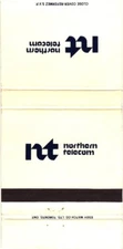 NT Northern Telecom Vintage Matchbook Cover