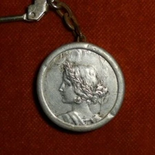 NELLO MARTINI Gouraincourt Longwy Mucha Shoemaker Bottier Shoemaker Shoe Keychain