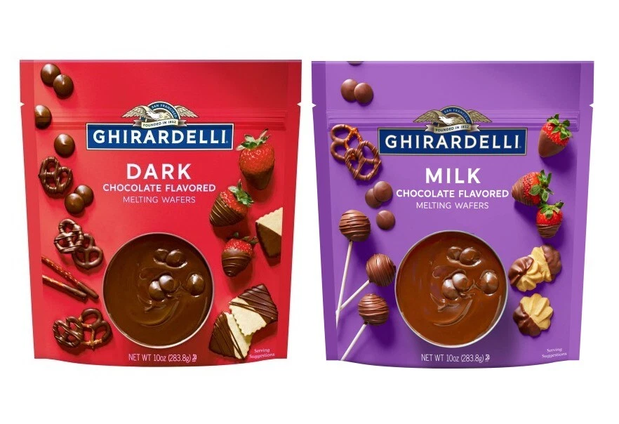 GHIRARDELLI Milk Chocolate Flavored Melting Wafers, 10, 45 OFF