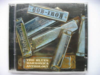 V/A-GOB IRON, 2007 2x CD ALBUM.THE BLUES HARMONICA ANTHOLOGY. EX CON
