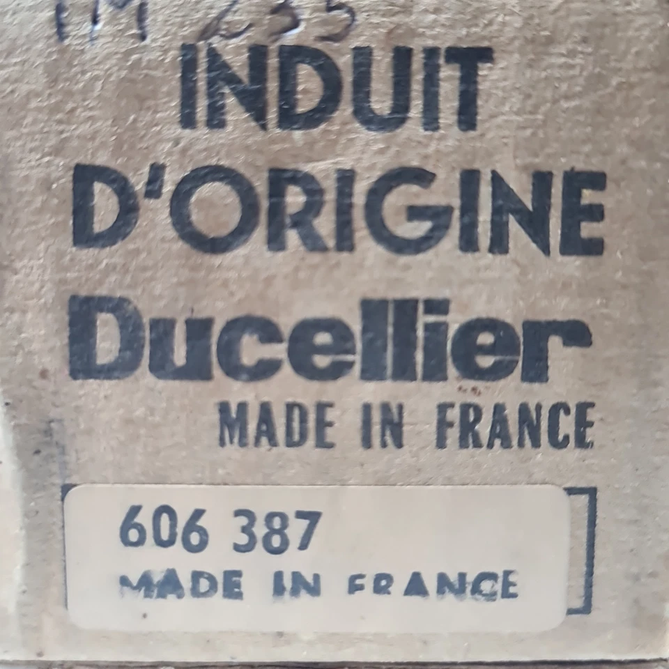 INDOTTO MOTORINO AVVIAMENTO RENAULT R6 - R8 - R12 - DAF 55 DUCELLIER PER 606387 - Immagine 2 di 4