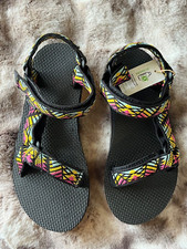 Teva Original Universal Women's Sandals Boomerang Pink blue Size 7