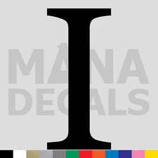 Iota Vinyl Die Cut Decal Sticker - Greek Letter Symbol I