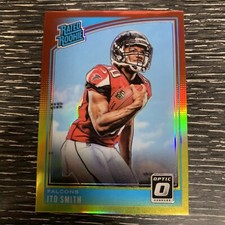 2018 Donruss Optic Red and Yellow #188 Ito Smith Rated Rookie 8AC