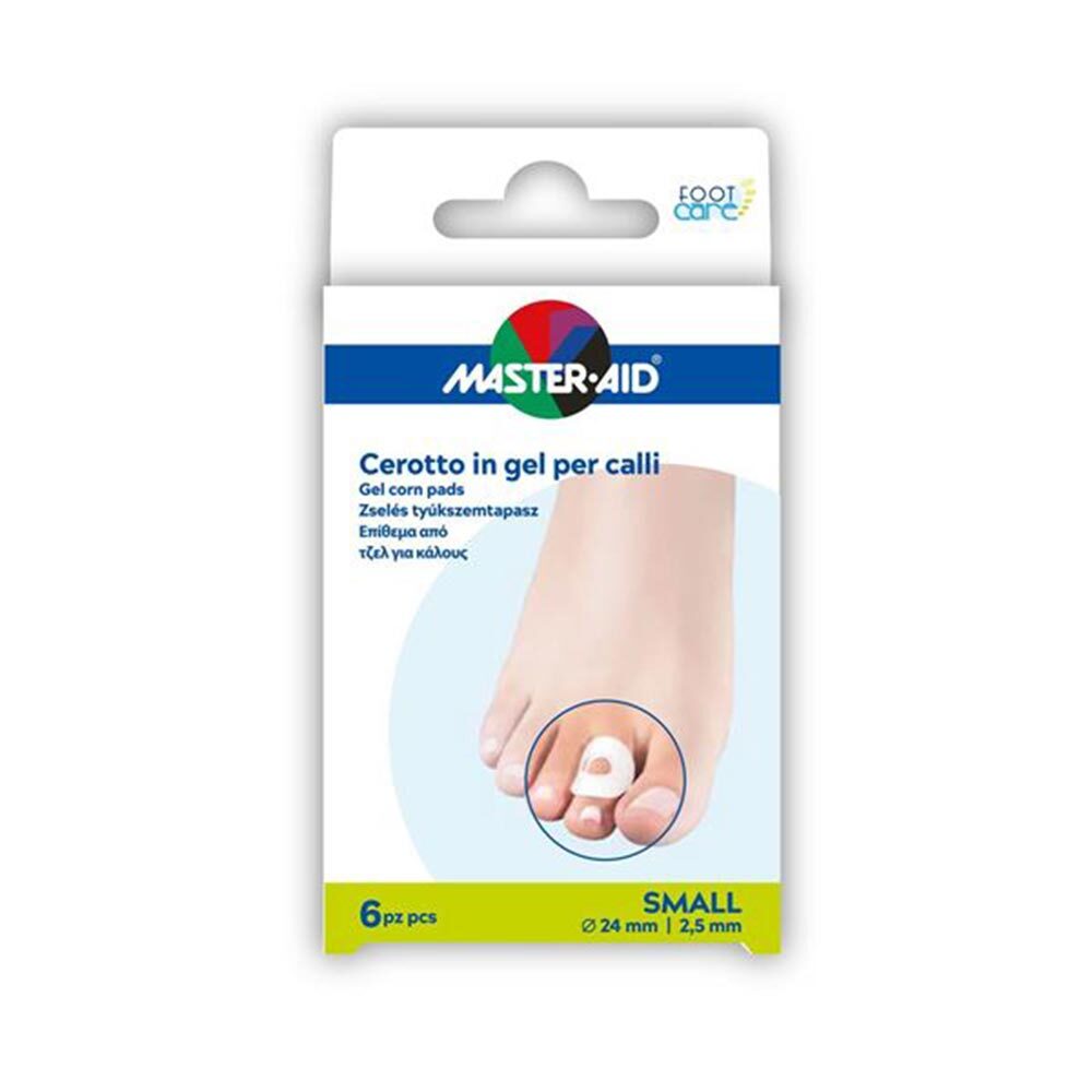 Master-Aid Foot Care - Cerotto in Gel per Calli Taglia Small, 6 cerotti