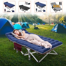 Camping Cot for Adults, Heavy-Duty Comfortable Military Army Mattress Cot Bag