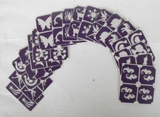 TEMPORARY GLITTERTATTOO 120x mini stencil glitter tattoo for the little ones