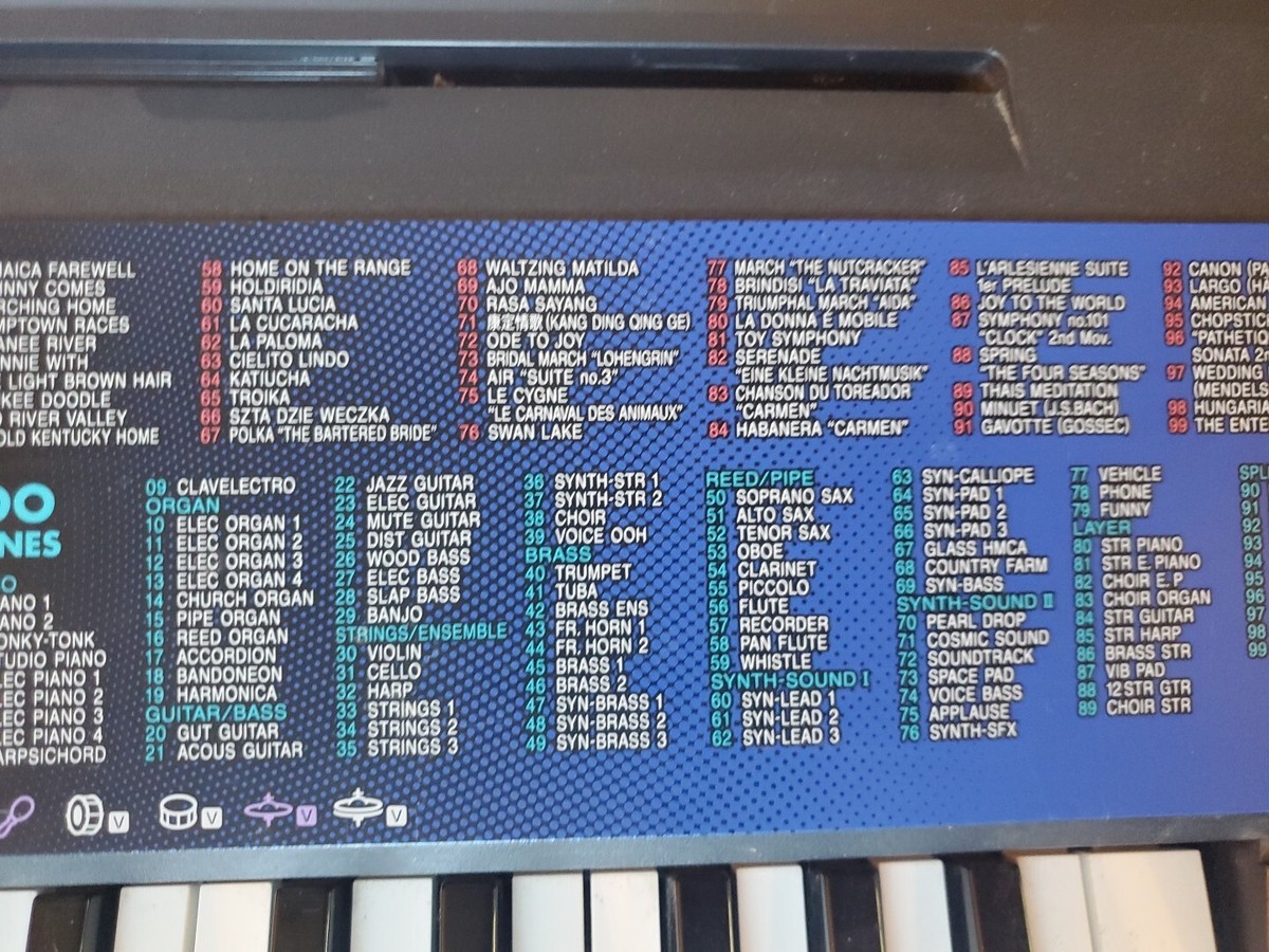 CASIO/カシオ 100 SONG BANK 『CTK-411 』電子ピアノ Casio Keyboard CTK-411 100 Rhythms 100 Songs 100 Tones Bank