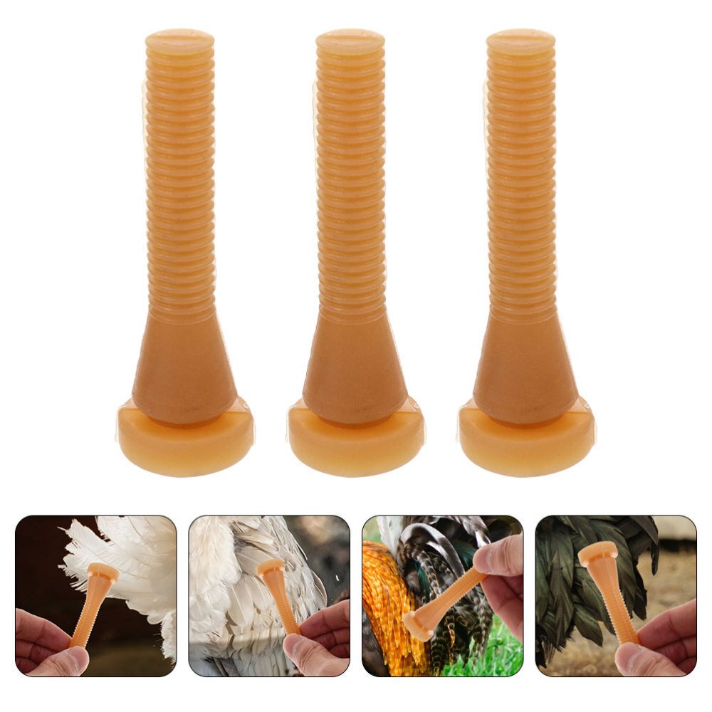 10Pcs Chicken Plucker Drill Attachment Poultry Plucking Fingers Removal