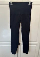 Black Spanx Body Shapewear Tights Women's Size XL Ankle Length