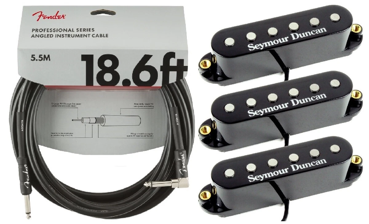Seymour Duncan Classic Stack Plus STK-S4 Black For Strat Pickup Set (FENDER 18')